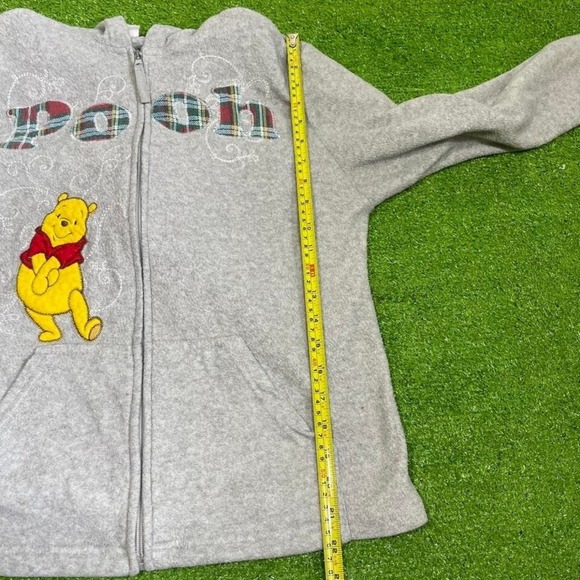 Vintage Y2K Disney Winnie The Pooh Women 8/10 Embroidery Patchwork Jacket Zip Up - Picture 5 of 6